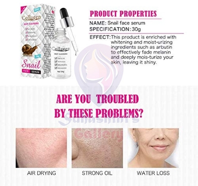 Picture of Snail Collagen Face Serum for Beauty And Skin Care 30 G