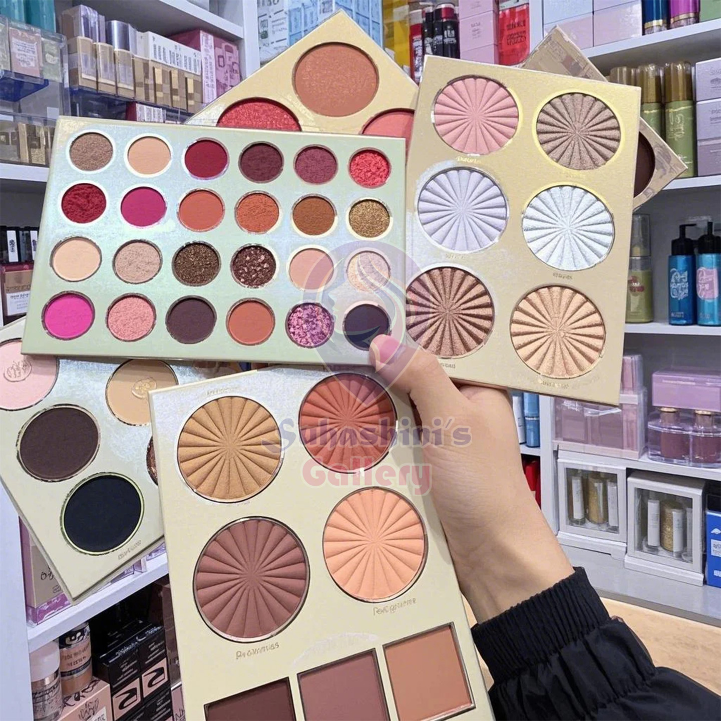 Picture of She Glam Ember Rose Makeup Set for Women Professional Eyeshadow Palette Concealer Foundation Lipstick Kit