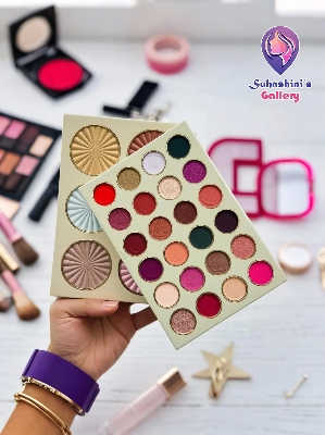 Picture of She Glam Ember Rose Makeup Set for Women Professional Eyeshadow Palette Concealer Foundation Lipstick Kit