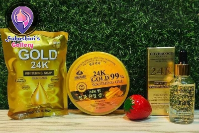 Picture of 24k Gold Combo (Soothing Gel+Serum+Soap)