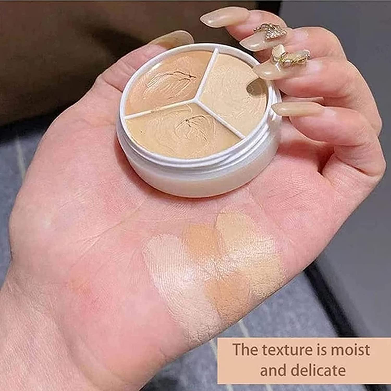 Picture of Sweet Mint Concealer Palette 3 Color Long lasting High Coverage concealer,,1pcs