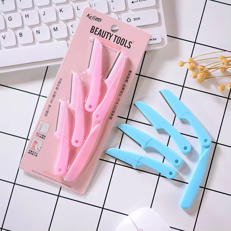 Picture of KELI BEAUTY TOOLS EYEBROW RAZOR (4PCS set)  1 packet
