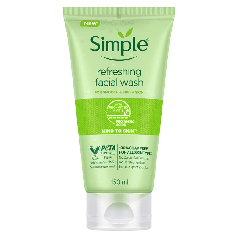 Picture of SIMPLE FACE WASH KIND TO SKIN REFRESHING GEL 150ML,1pcs