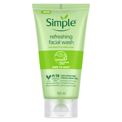 Picture of SIMPLE FACE WASH KIND TO SKIN REFRESHING GEL 150ML,1pcs