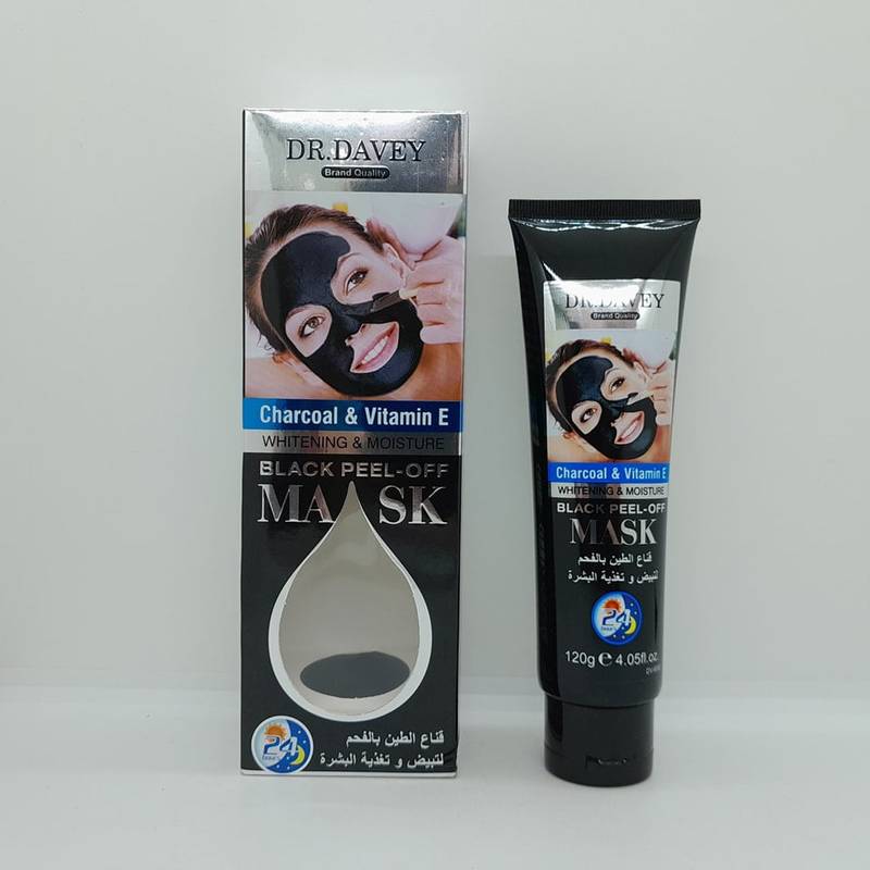 Picture of DR Davey Charcoal Vitamin E Black Peel Off Mask.1pcs