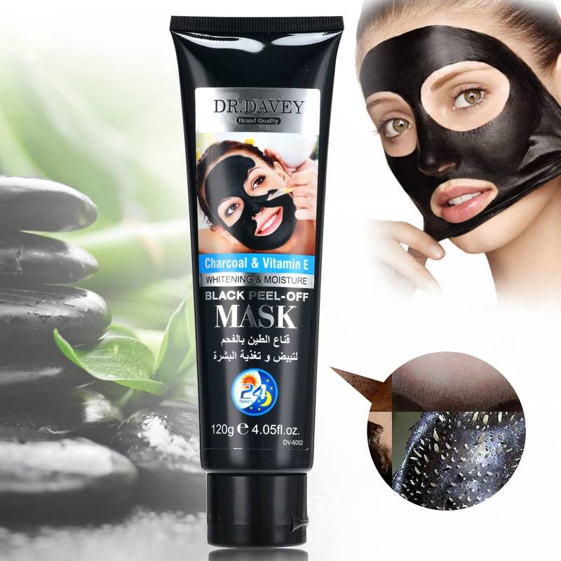 Picture of DR Davey Charcoal Vitamin E Black Peel Off Mask.1pcs