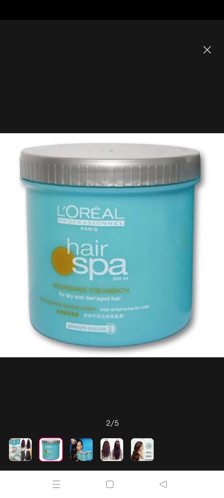 Picture of Professional Hair Care Combo | L'Oreal Spa & Streax Serum For Long & Attractive Hair 2pcs