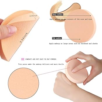Picture of Makeup Sponge Puff Set 2 Pcs Beauty Blender for Foundation Powder Concealer – Cosmetic Puff for Women Makeup Tools