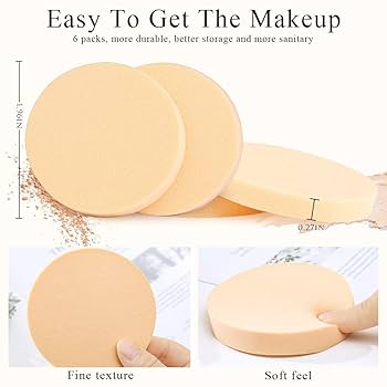 Picture of Makeup Sponge Puff Set 2 Pcs Beauty Blender for Foundation Powder Concealer – Cosmetic Puff for Women Makeup Tools