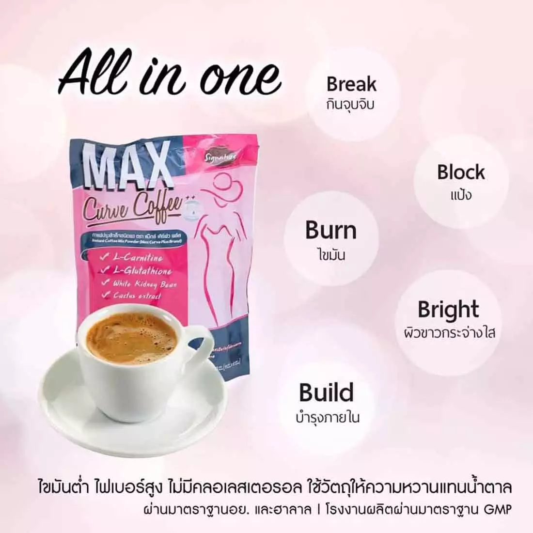 Picture of Max Curve Instant Diet Slimming Coffee-150g 1 pcs