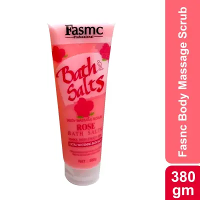 Picture of FASMC Rose Bath Salts Body Massage Scrub and Tomato Hydrating Soothing Gel 2 pcs