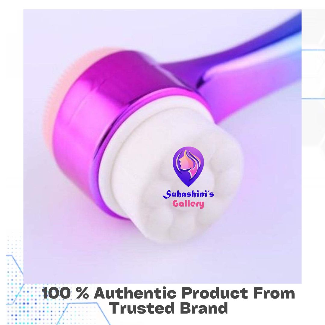 Picture of Facial Cleansing Brush Manual Double Sided Cleansing Brush Face Brush 2 in 1 for Massaging, Skincar .1pcse