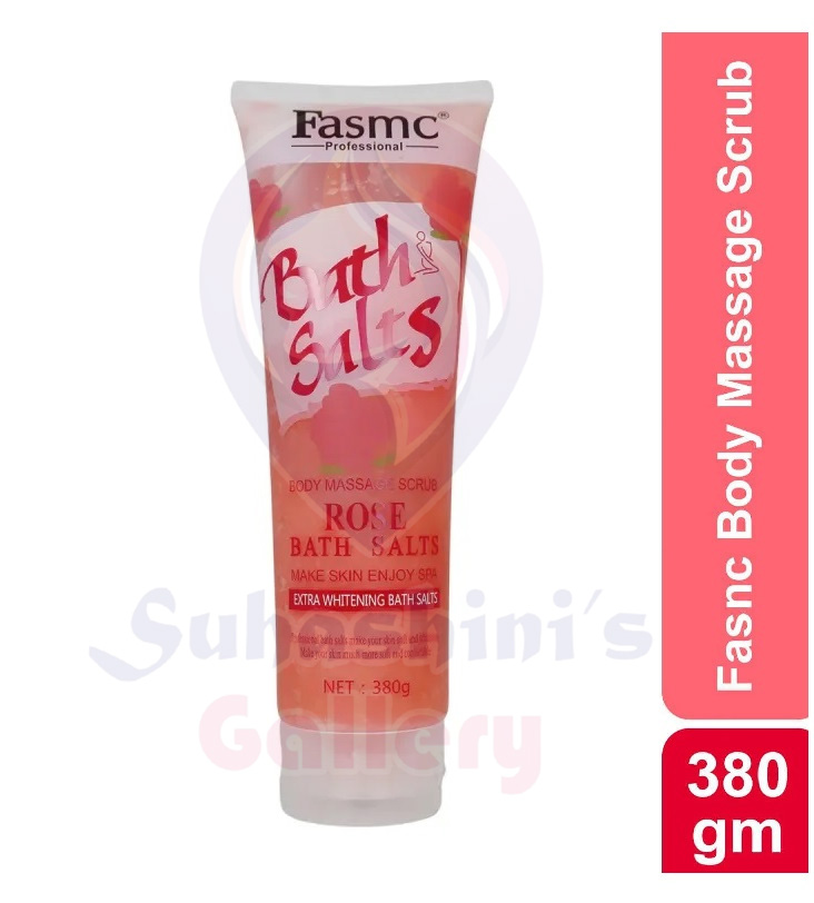 Picture of FASMC Rose Bath Salts Body Massage Scrub - 380g