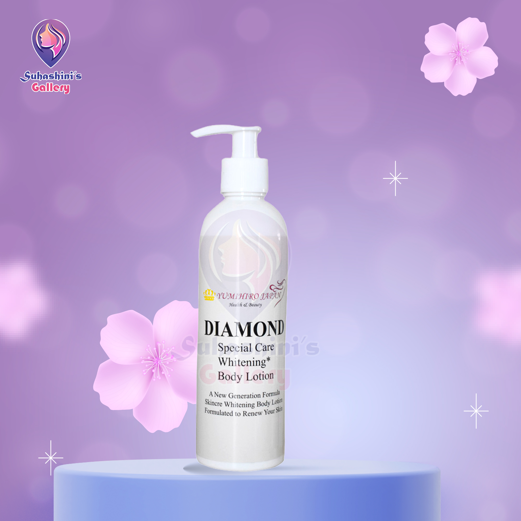 Picture of Yumihiro Japan Diamond Body Lotion Special Care Whitening Lotion 300ml.1pcs