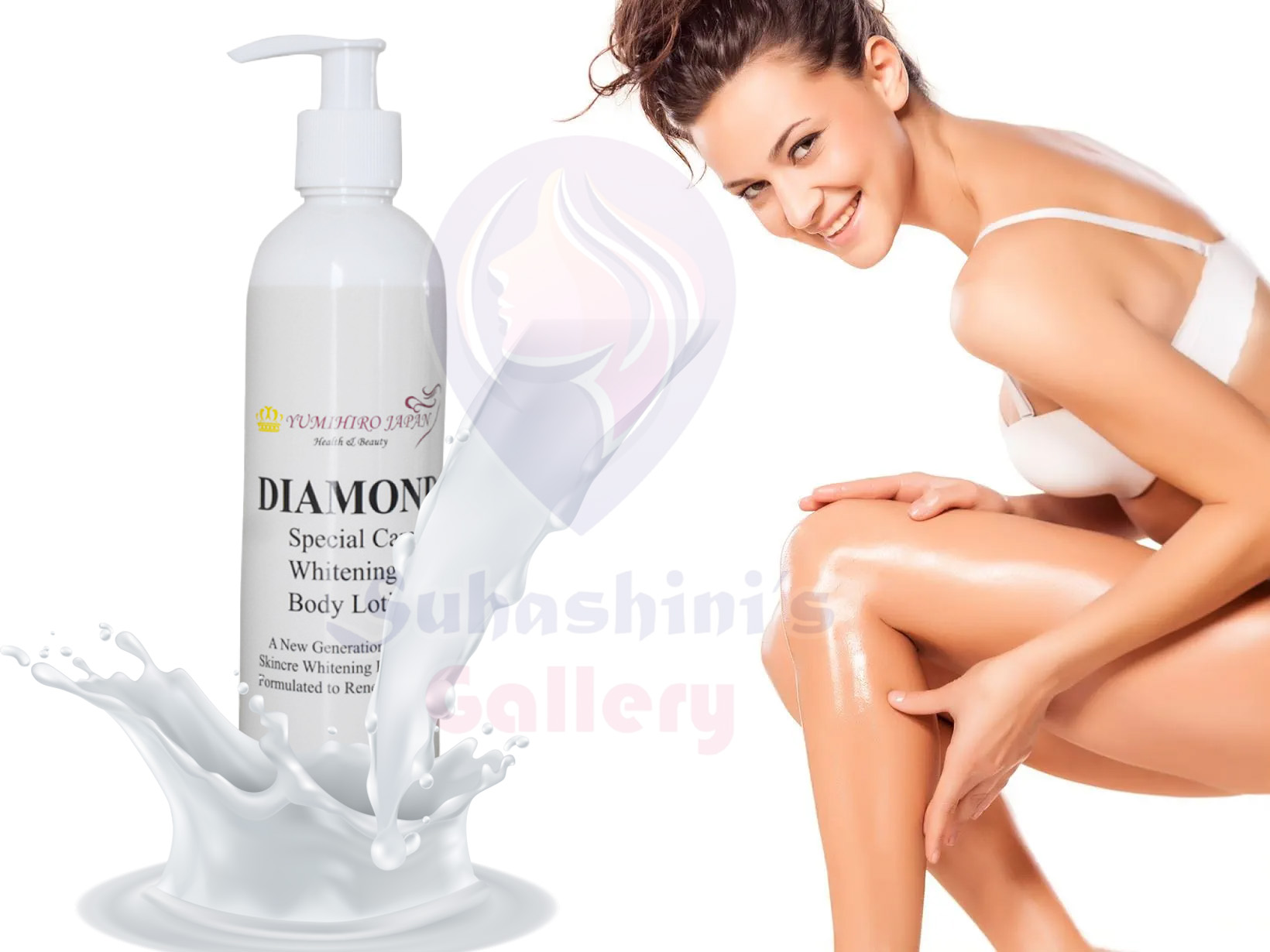 Picture of Yumihiro Japan Diamond Body Lotion Special Care Whitening Lotion 300ml.1pcs