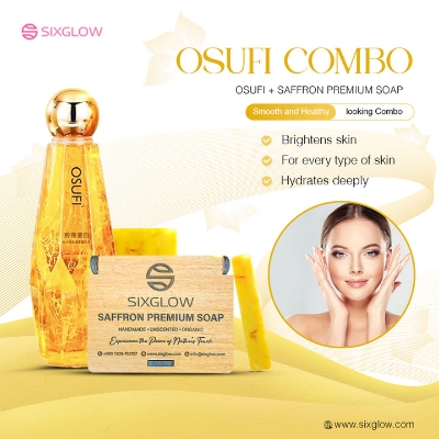 Picture of Osufi luxary combo ( Serum+Soap+ Handian Scrub lip Balm ) 3pcs