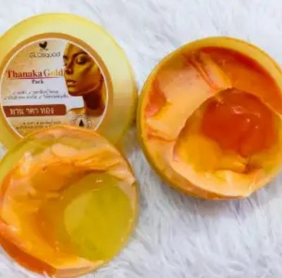 Picture of Thanaka Saffron Gold Face Pack 1 Pcs Face Mask