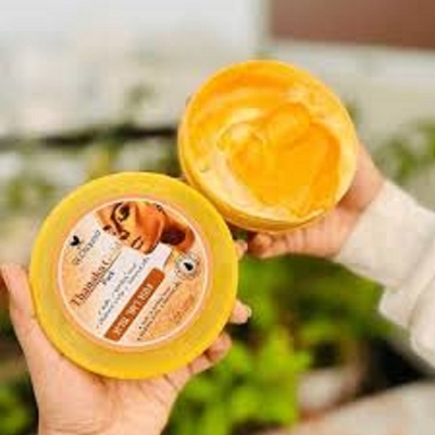 Picture of Thanaka Saffron Gold Face Pack 1 Pcs Face Mask