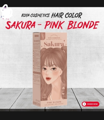 Picture of Kota Natural Sakura Permanent Hair Color Cream (Pink Blonde) 1pcs