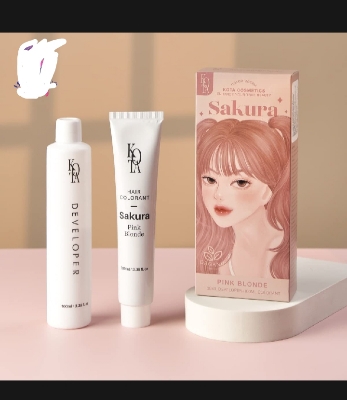 Picture of Kota Natural Sakura Permanent Hair Color Cream (Pink Blonde) 1pcs