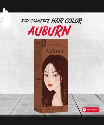Picture of Kota Natural Auburn Permanent Hair Color Cream (Reddish Brown) 1pcs