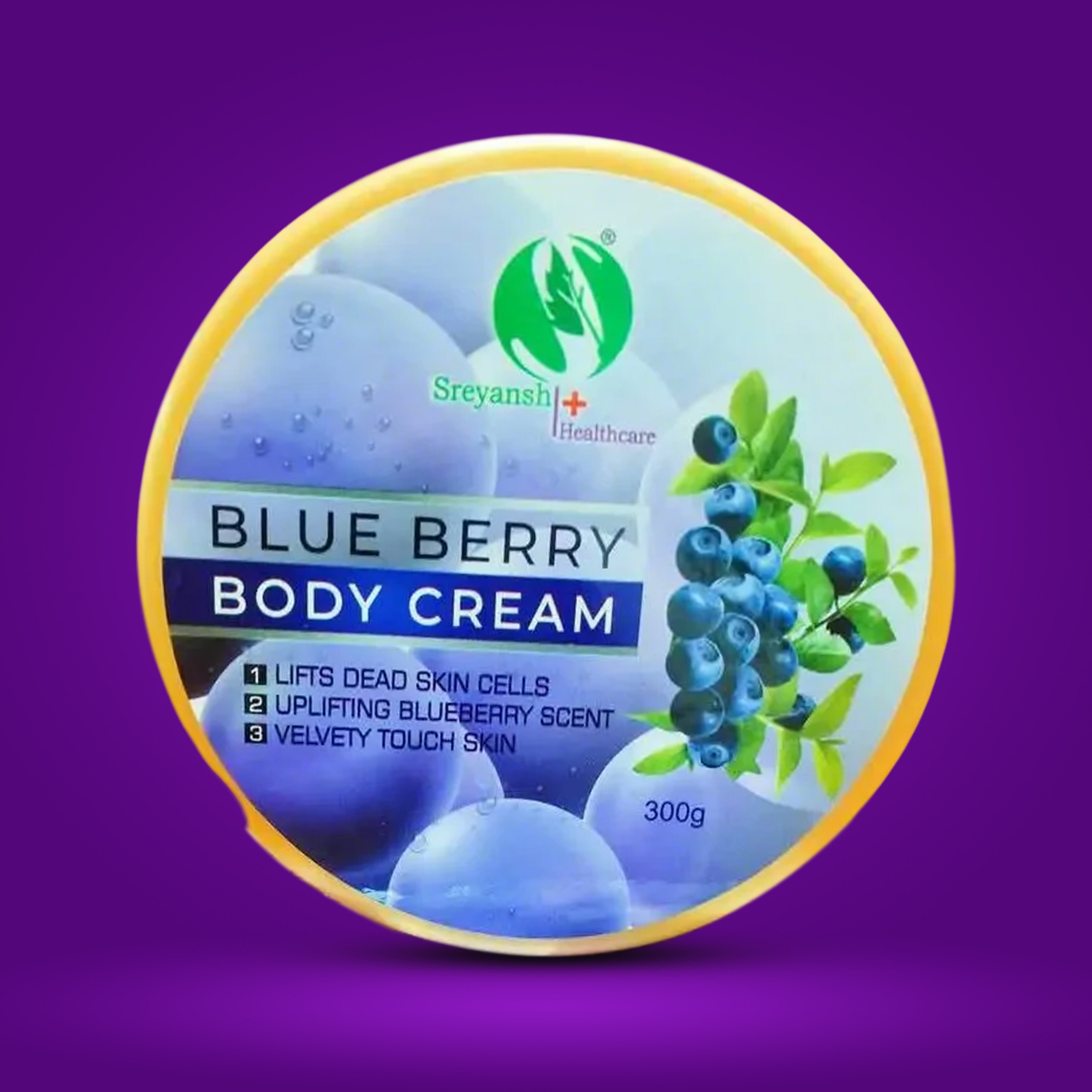 Picture of Sreyansh Healthcare Blueberry Body Cream -300 ML