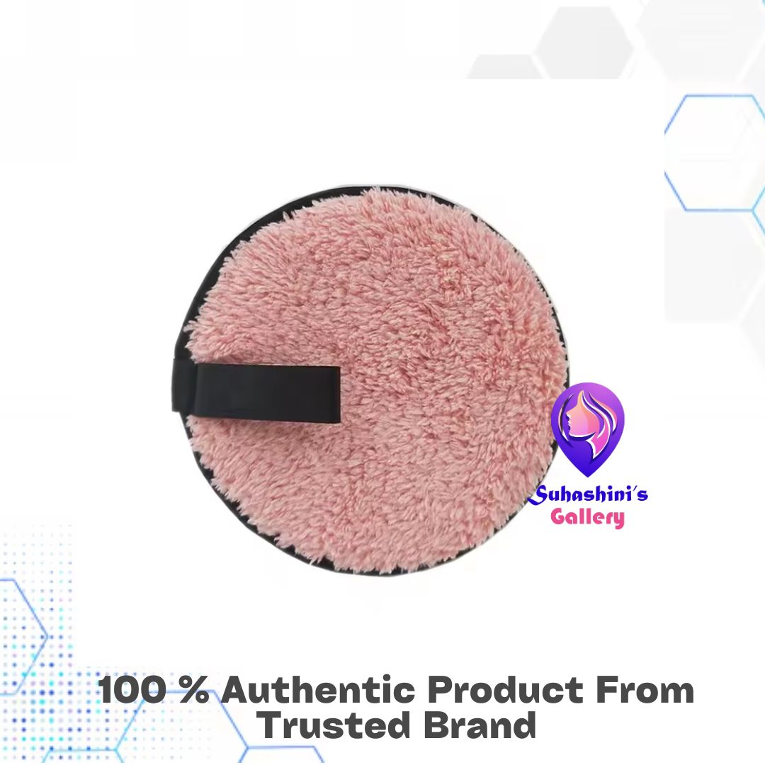 Picture of Fiber Makeup Remover Pad Reusable Face Cleaning Sponge Cosmetic Puff (1 PCS)