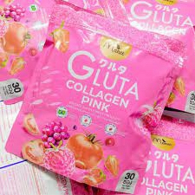 Picture of Manee Gluta Collagen Pink Juice 1 Pack 30 Sachets