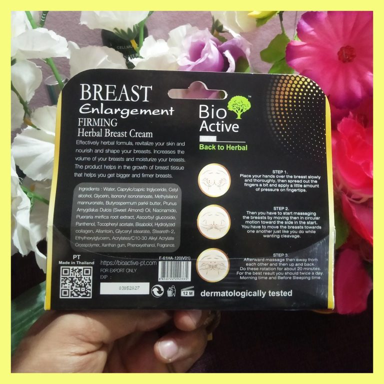 Picture of Bio active Breast Inlargement Herbal Cream For Women 40g