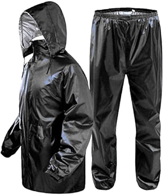 Picture of Raincoat For man with Trouser - Black - free size
