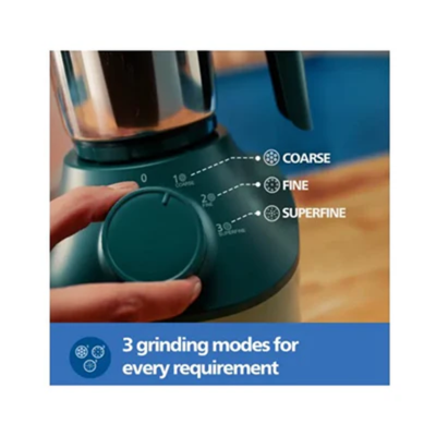 Picture of Philips HL7773 800 Watt Powerful motor Mixer Grinder with MicroGrind Technology Green