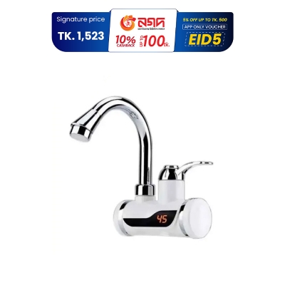Picture of Instant Thankless Digital Electric Hot Water Tap for any wall Mount with led Display
