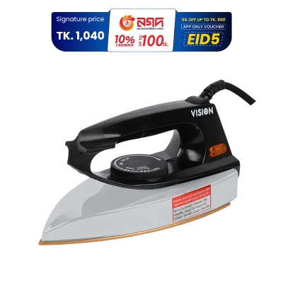 Picture of VISION Electronic Iron 1200W Shock and Burn Proof  VIS-DEI-004