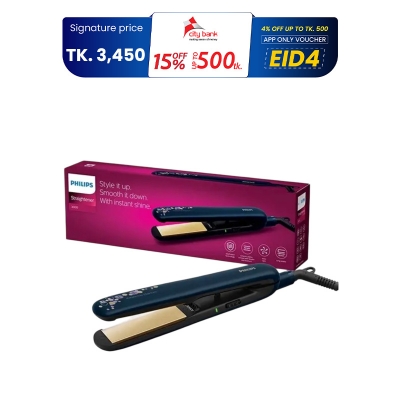 Picture of Philips BHS397/40 Kerashine Titanium Straightener with Silk Protect Technology