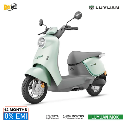Picture of LUYUAN MOK Electric Bike - 95km Mileage | 45km/h Speed | BRTA Approved | 24 Months Warranty (GREEN)