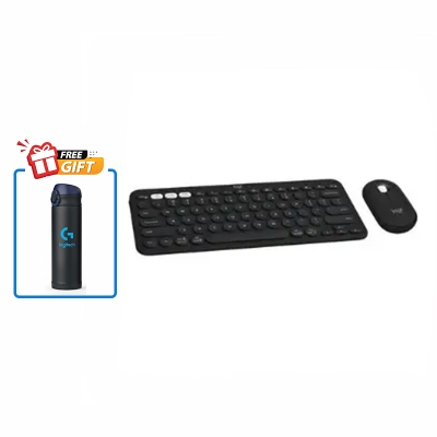 Picture of Logitech Pebble 2 Wireless Keyboard and Mouse Combo Black
