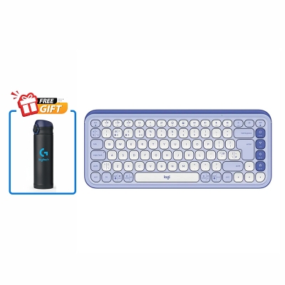 Picture of Logitech POP ICON Keys Wireless Bluetooth Keyboard, Comfortable Typing, Programmable Keys, Easy-Switch Between up to 3 Devices, for Laptop, Tablet, PC