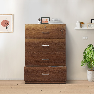 Picture of Regal Harper Laminated Board Chest Of Drawer Antique