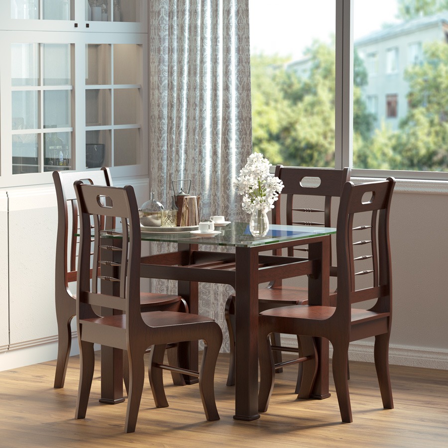 Picture of Regal Stella Wooden Dining Table Antique