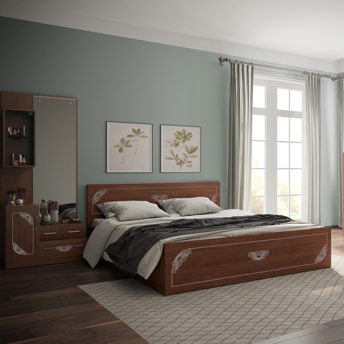 Picture of Regal Charly Laminated Board Dressing Table