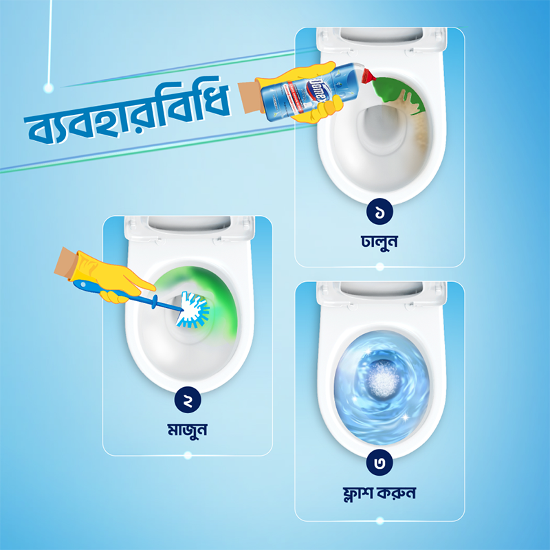 Picture of Domex Toilet Cleaning Liquid Ocean Fresh 500ml