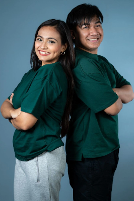 Picture of Mad Koffee Oversized Drop Shoulder T-Shirt Dark Green