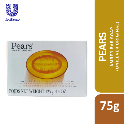 Picture of PEARS AMBER BAR UK/ANZ NEW/SA 75G