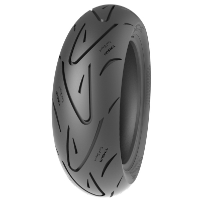 Picture of Timsun Bike Tyre 100/80-12 TS660 56J T/L - Black