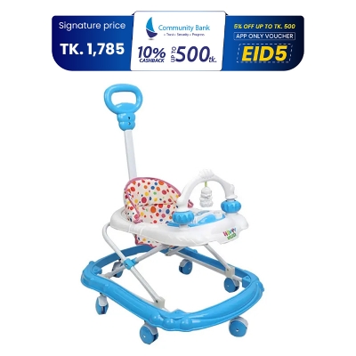 Picture of Happy Walker Cyan Blue & White