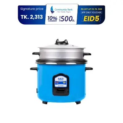 Picture of Gazi Rice Cooker FRC 2.8L-2P Blue - 1000W