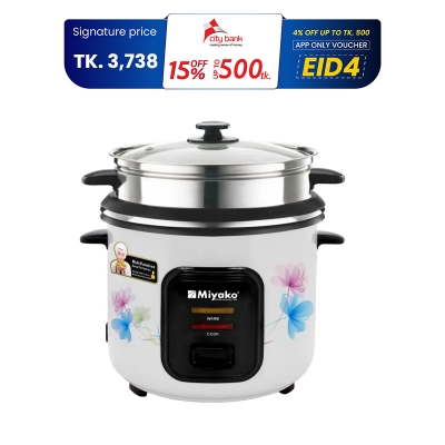Picture of Miyako Triple Pot  Joint Less  Heavy Duty Rice Cooker -2.8 Ltr 