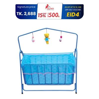 Picture of Baby Cradle-Blue