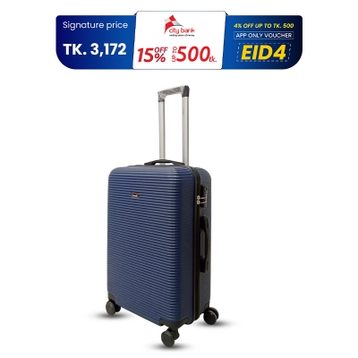 Picture of Travello  28 Inch City Ultra Light Weight Luggage-Trolley Deep Blue