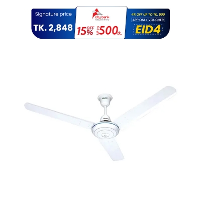 Picture of Click Crown Ceiling Fan 56'' White 